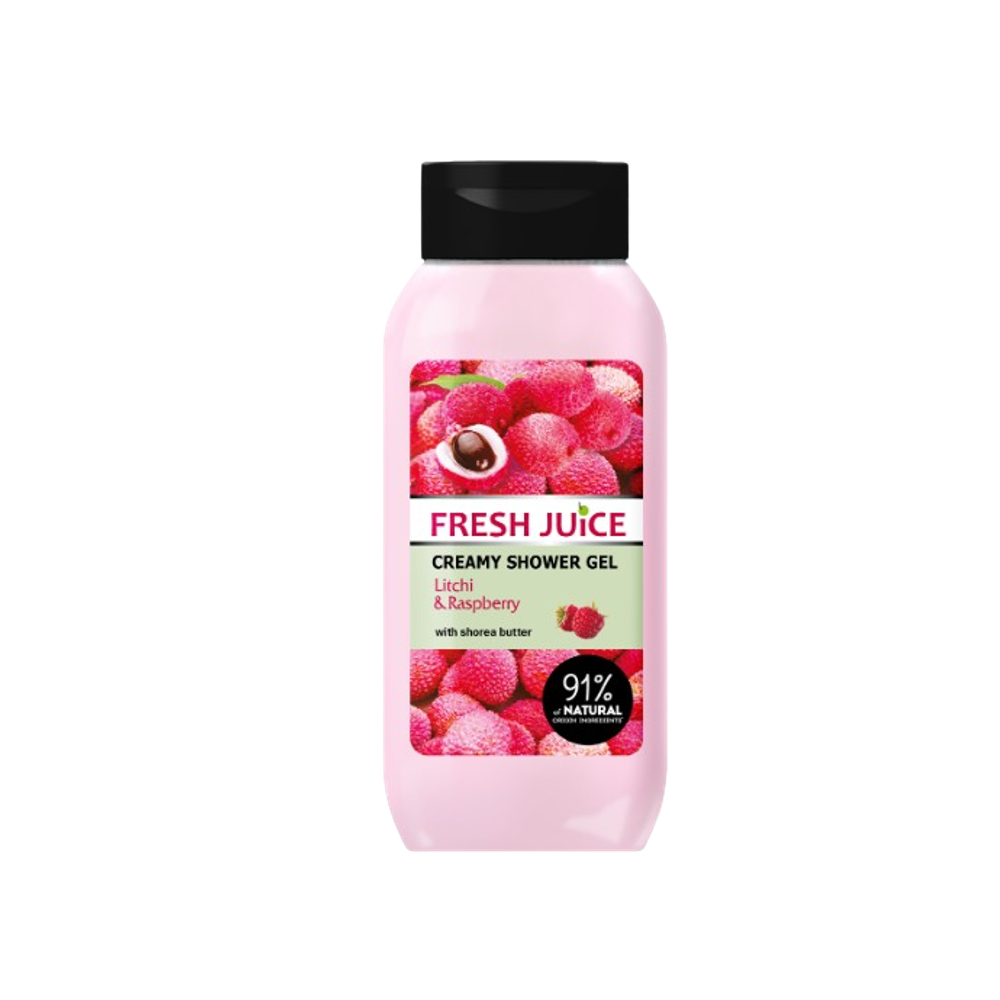 Крем-гель для душу Fresh Juice Litchi&Raspberry 750 мл