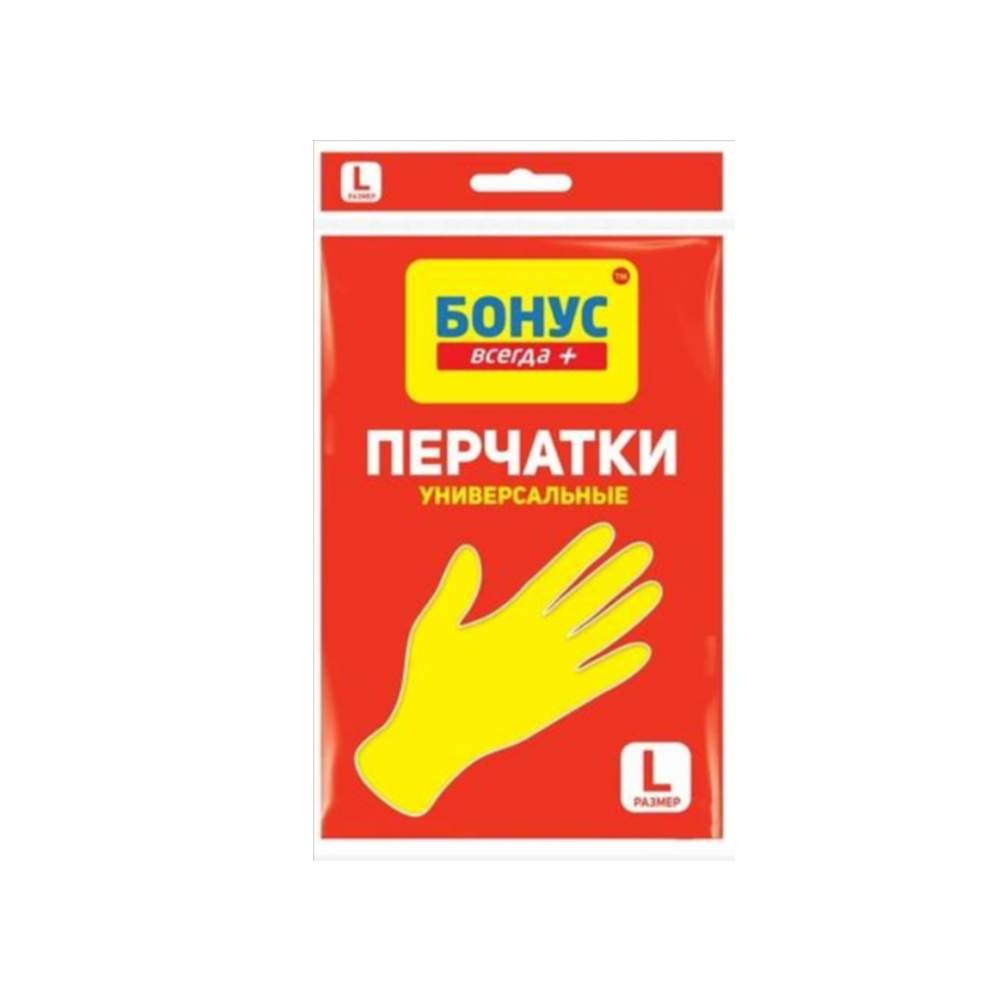Рукавички латексні Файний Бонус розмір L 1 пара