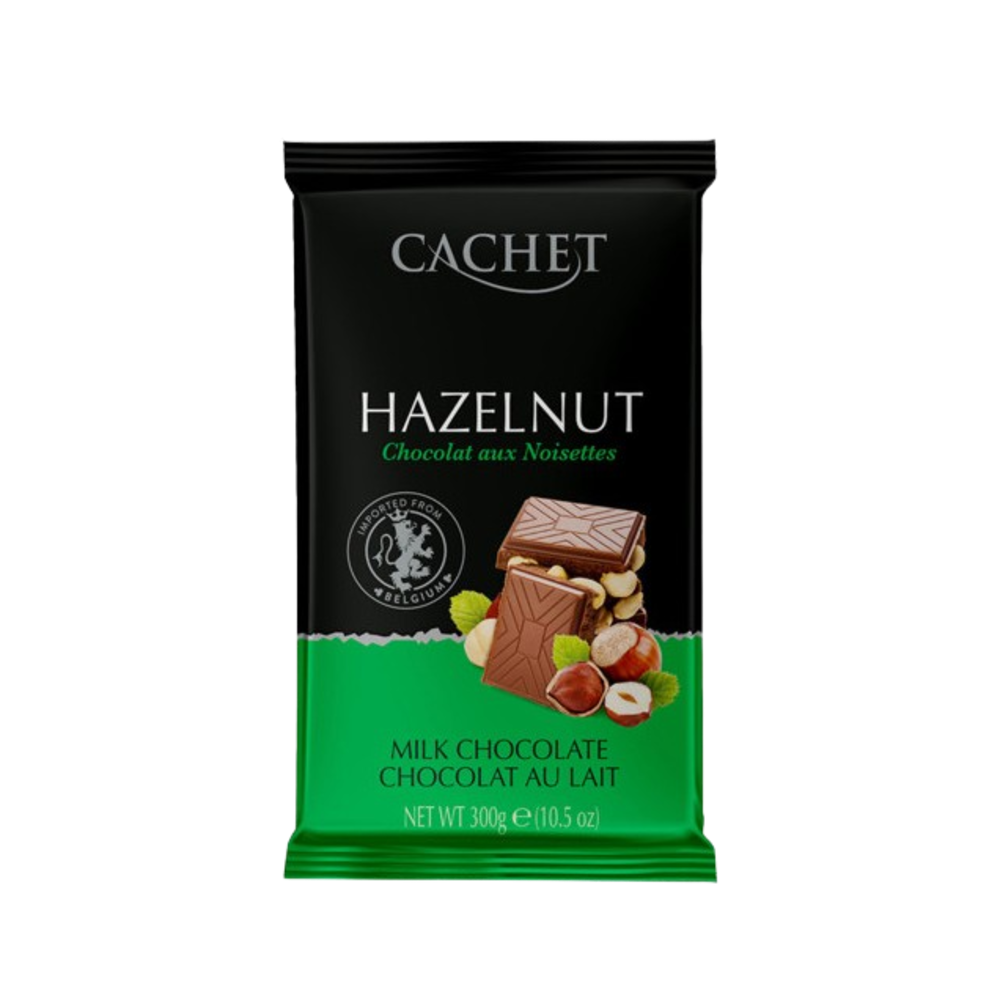Купить шоколад CACHET молочный с орехами (300 г) ✔️ Заказать в Одессе