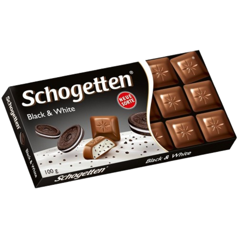 Шоколад black&white Schogetten 100 г
