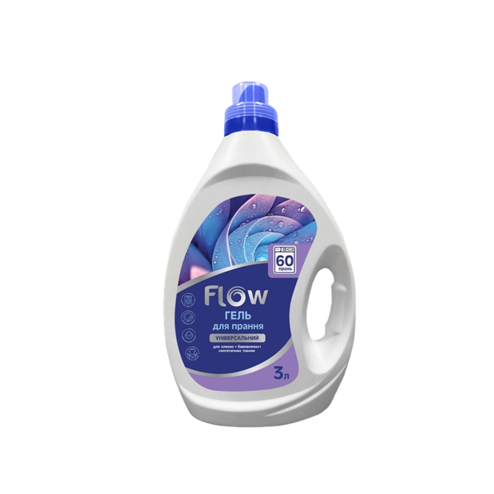 Гель для стирки универсальный Flow 3 л