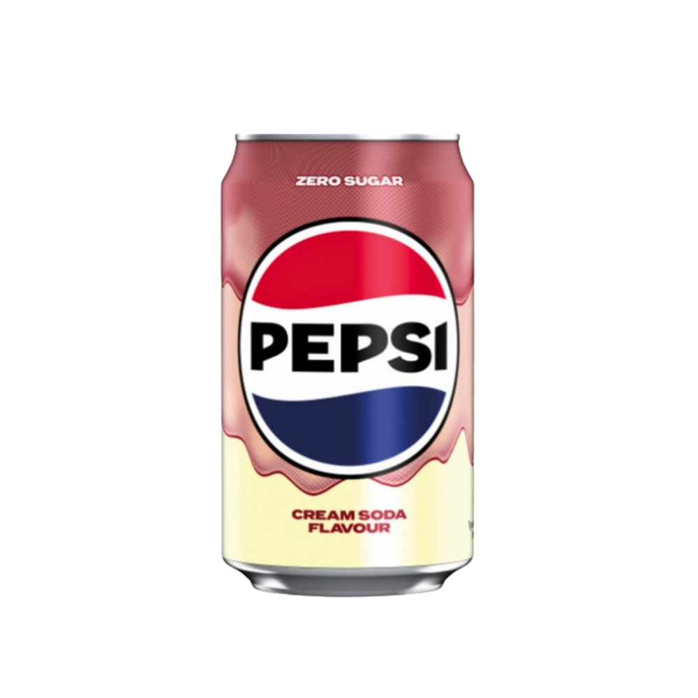 Напиток газированный крем сода без сахара Pepsi 330мл