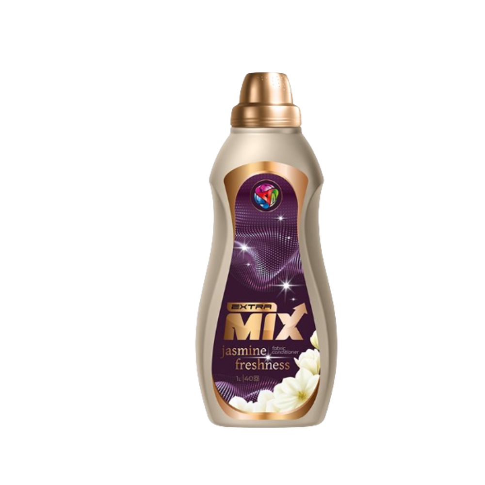 Кондиционер-ополаскиватель для тканей Extra MIX Jasmine Freshness на 40 стирок 1л
