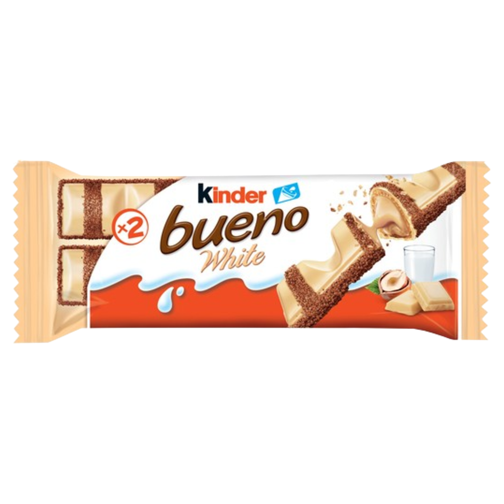 Батончик Kinder Bueno White с шоколадно-ореховой начинкой 39 г