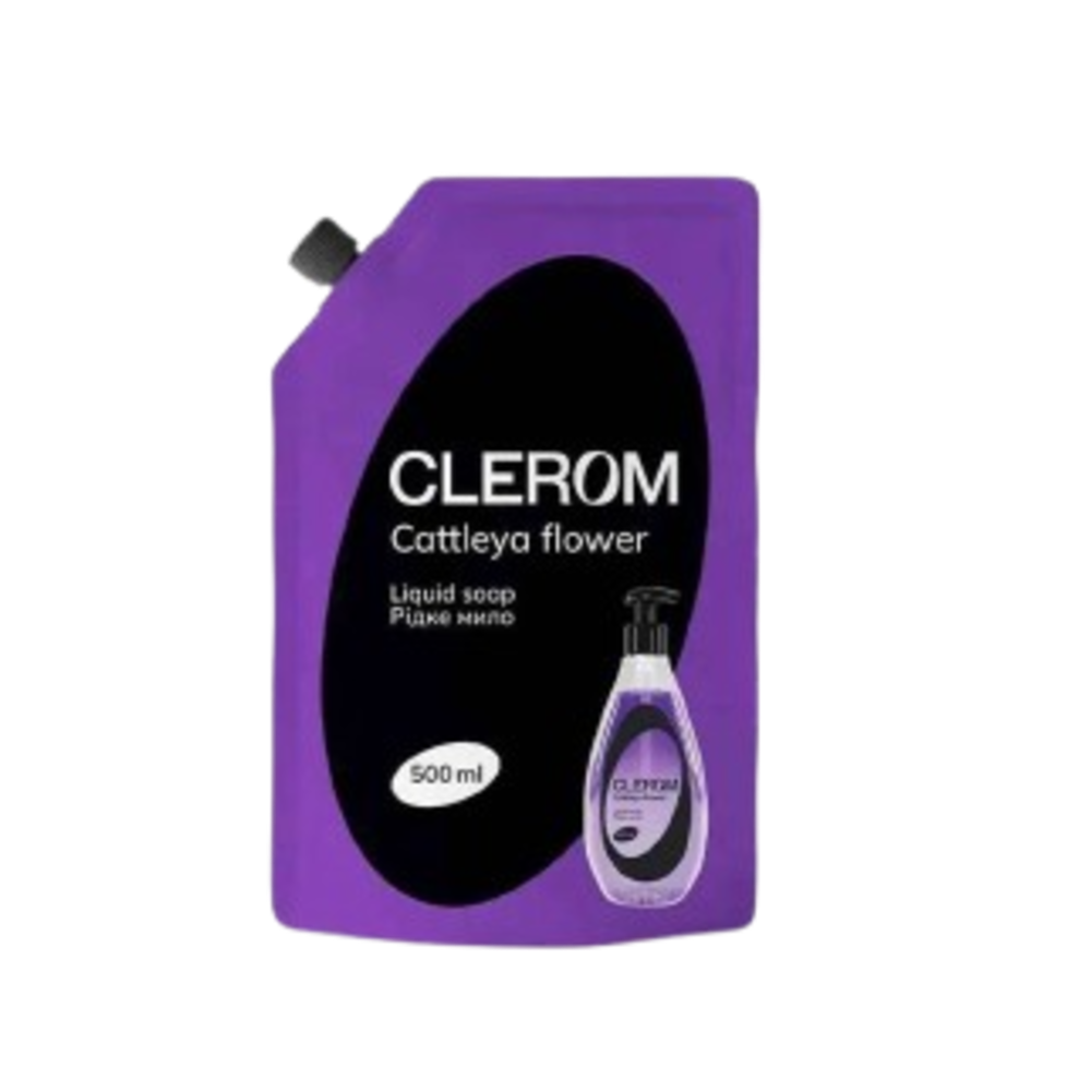 Рідке мило Clerom Cattleya flower Дой-пак 500 мл
