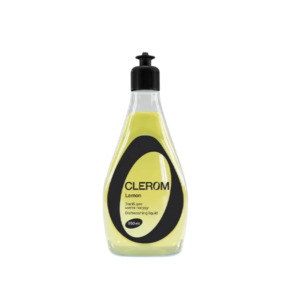 Засіб для миття посуду Clerom Lemon 950 мл✔️ Купити за приємною ціною в Одесі