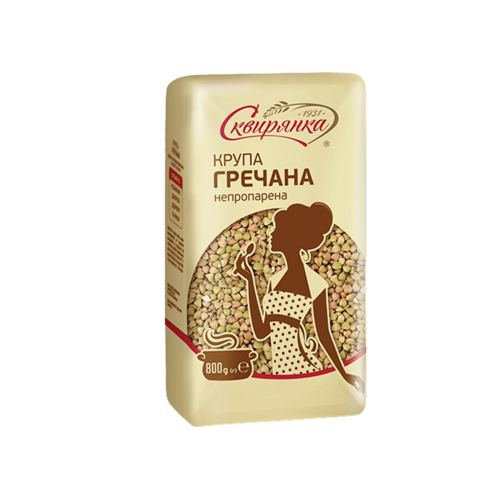 Крупа гречана Непропарена СКВИРЯНКА (800 г) ✔️ Замовити за вигідною ціною