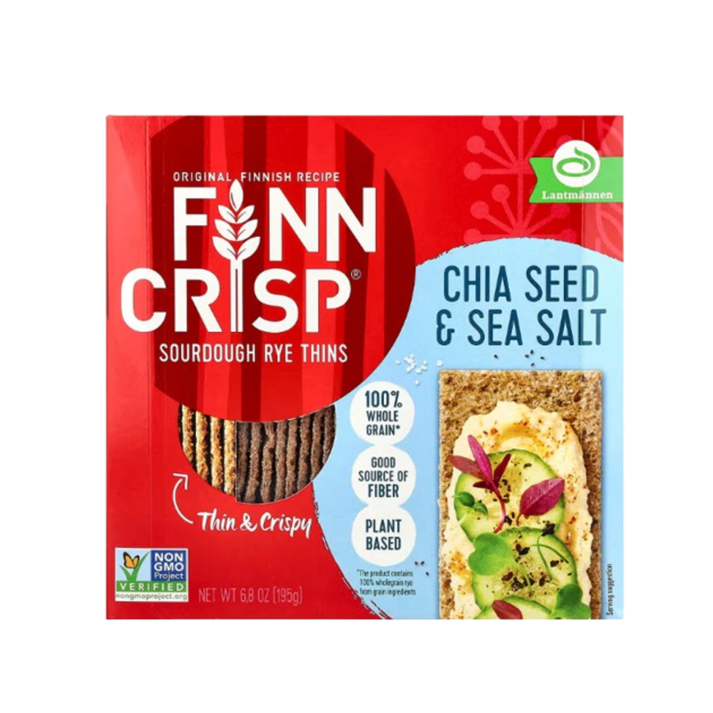 Сухарики Finn Crisp с семенами чиа и морской солью, 175 г ✔️ Купить в Одессе