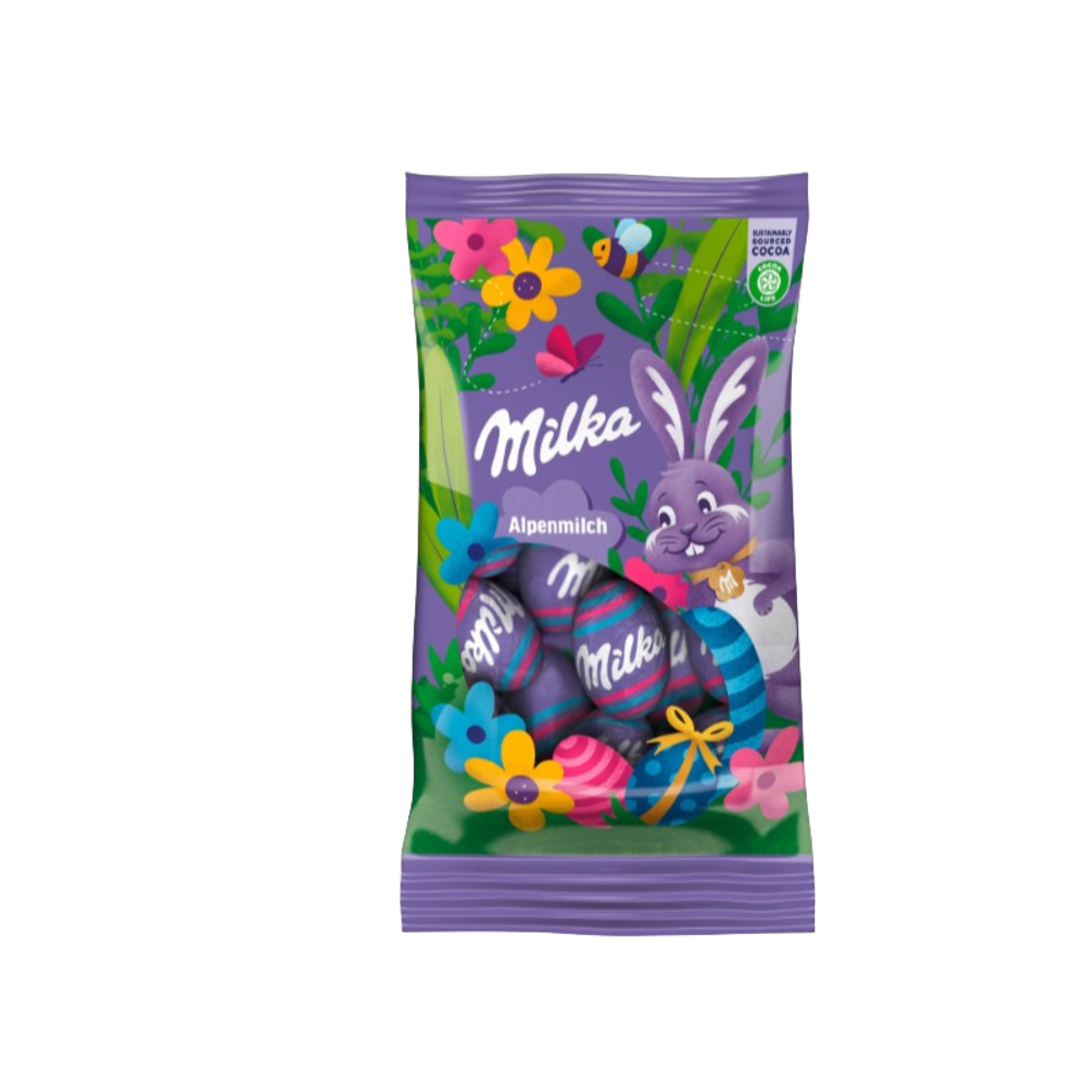 Купить конфеты яйца молочный шоколад Milka (100 г) ✔️ Заказать по выгодной цене в Одессе