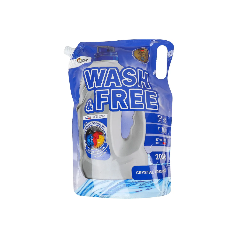 Гель для стирки Wash&Free универсальный 2 л