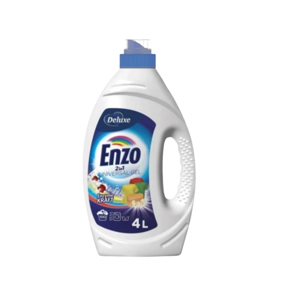 Гель для стирки Deluxe Enzo 2w1 универсальный 4 л