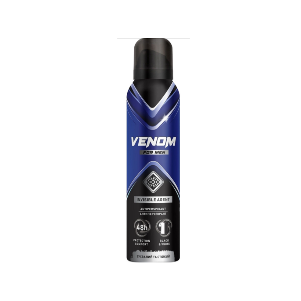 Дезодорант антиперспирант Venom For Men Invisible Agent 150мл