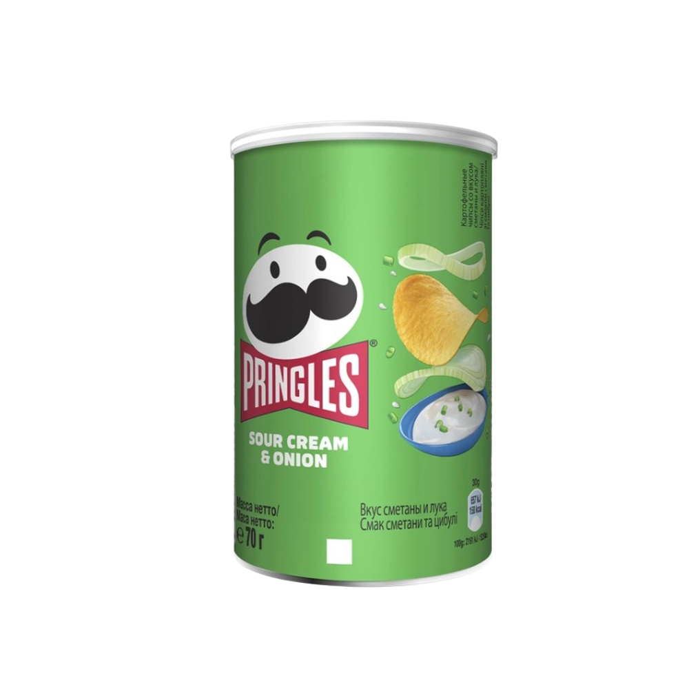 Чіпси Pringles (сметана та цибуля) 70 г