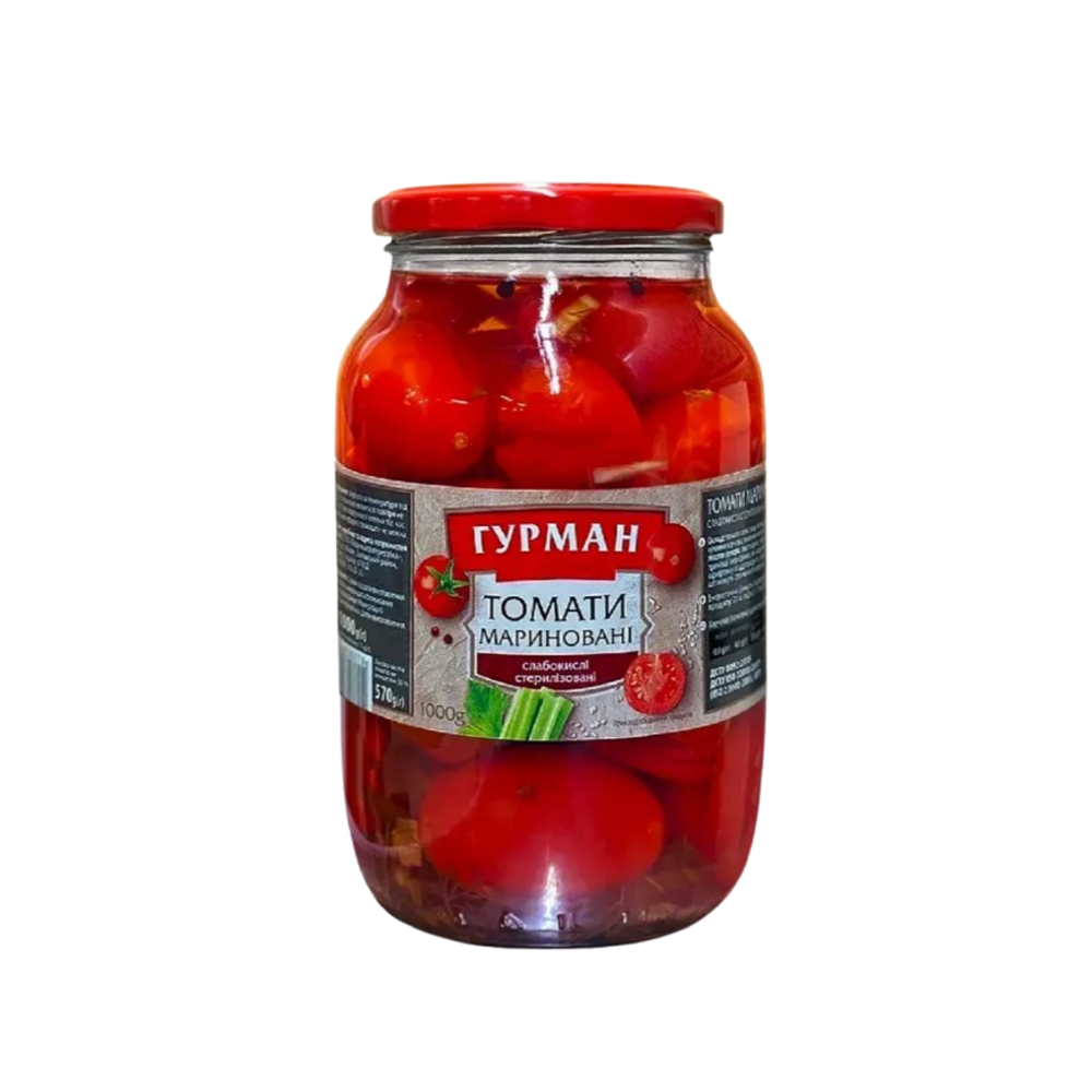 Томаты Маринованные Гурман 1000г✔️ Цена в Одессе