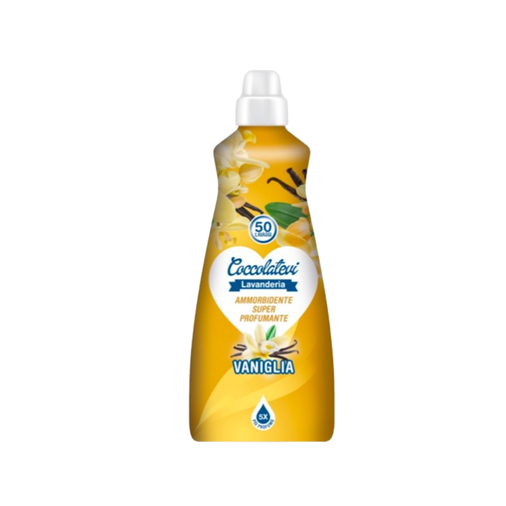 Концентрований ополіскувач Coccolatevi Ammorbidente VANIGLIA, 1,25 l, 50 прань