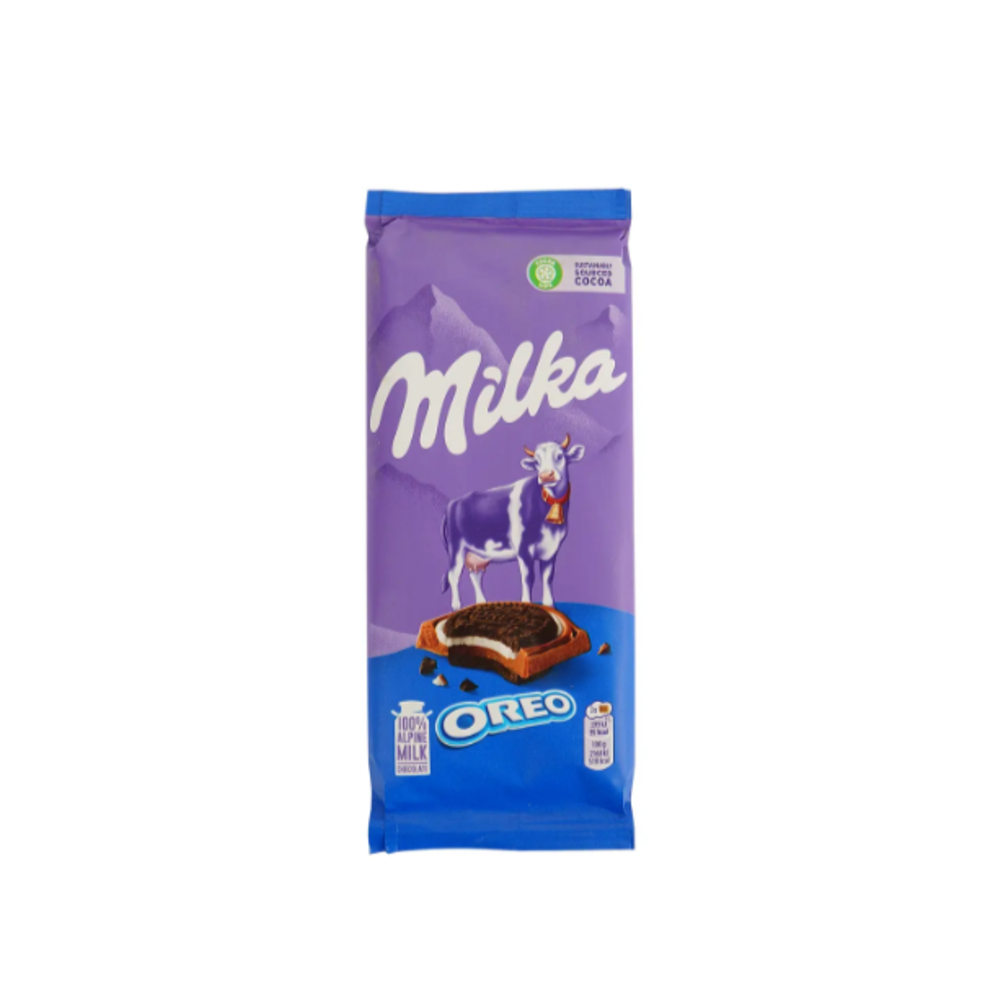 Шоколад молочный Oreo Milka 92 г