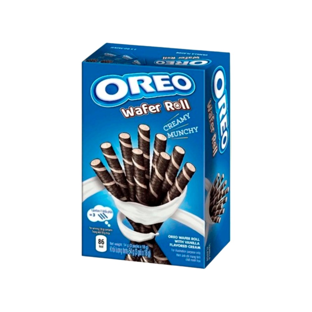Вафельные трубочки Oreo Vanilla 54г