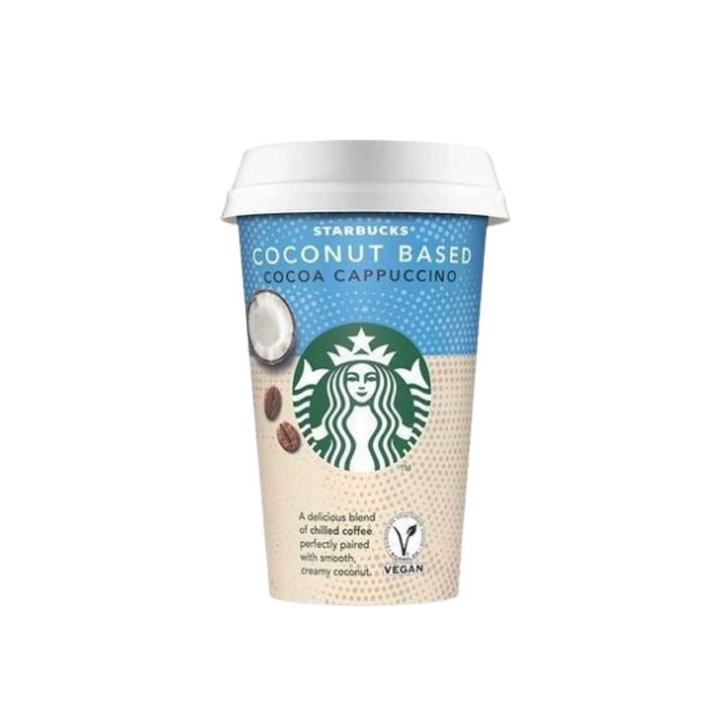 Напій Молочний з кавою  Starbucks Coconut Based Cocoa Cappuccino 0,22 л