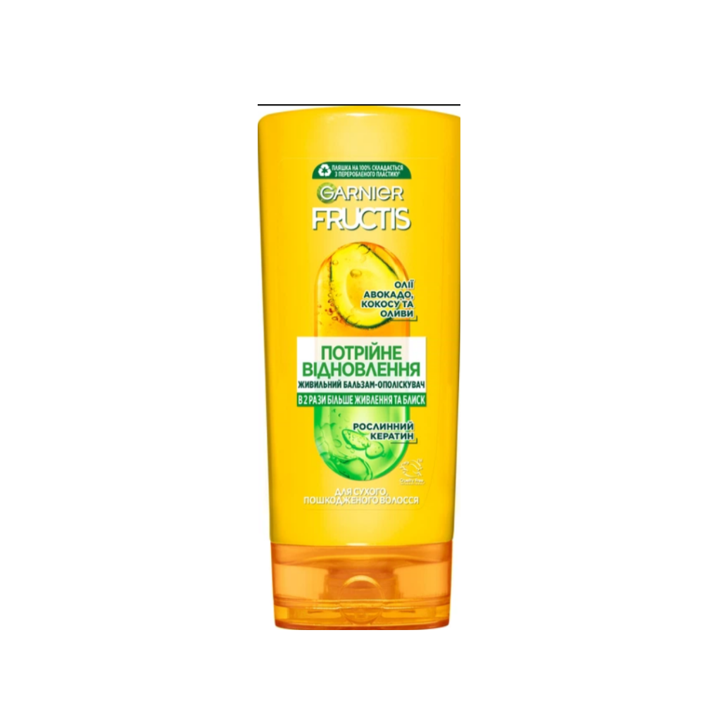Бальзам-ополаскиватель Garnier Fructis Тройное Восстановление для сухих и поврежденных волос 200 мл