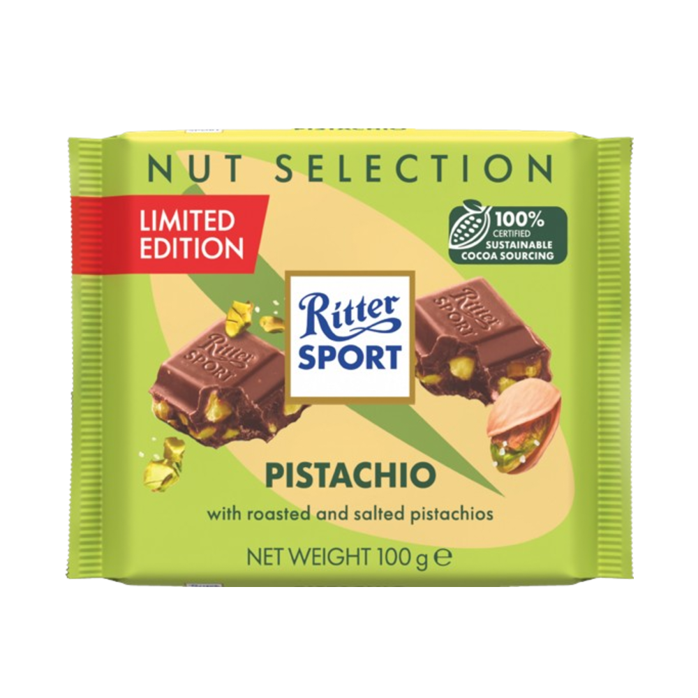 Шоколад Ritter Sport фісташка 100г