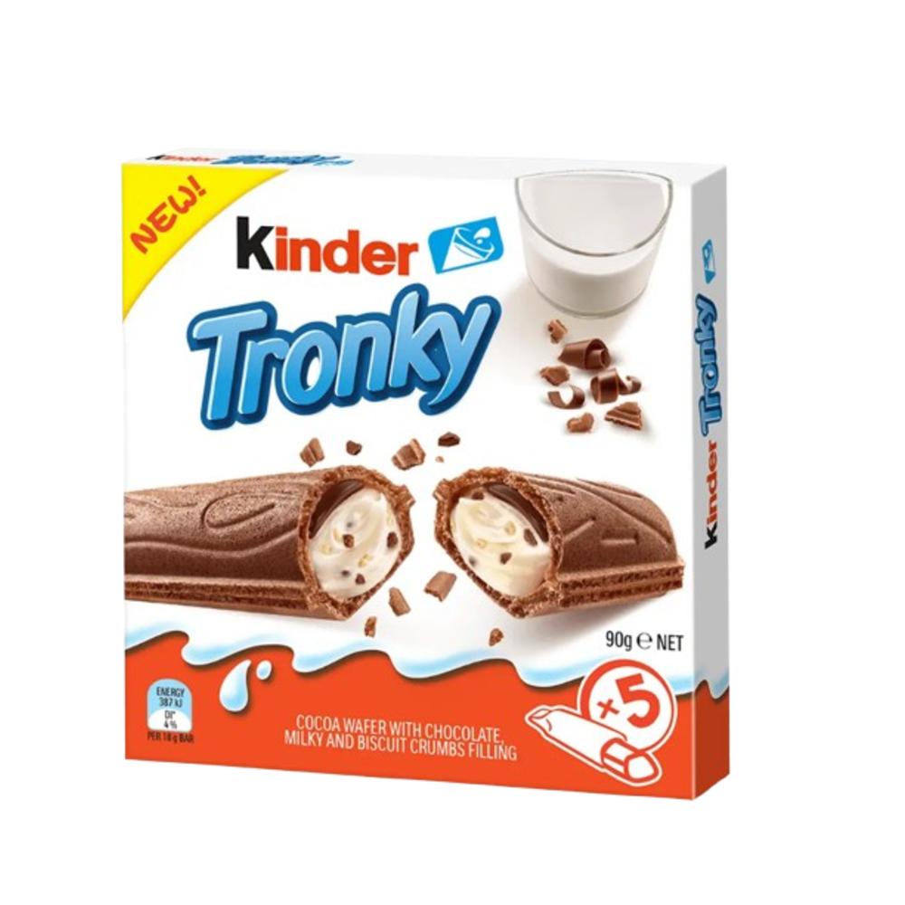 Шоколадний батончик Kinder Tronky 100г купити ✔️ Ціна в Одесі