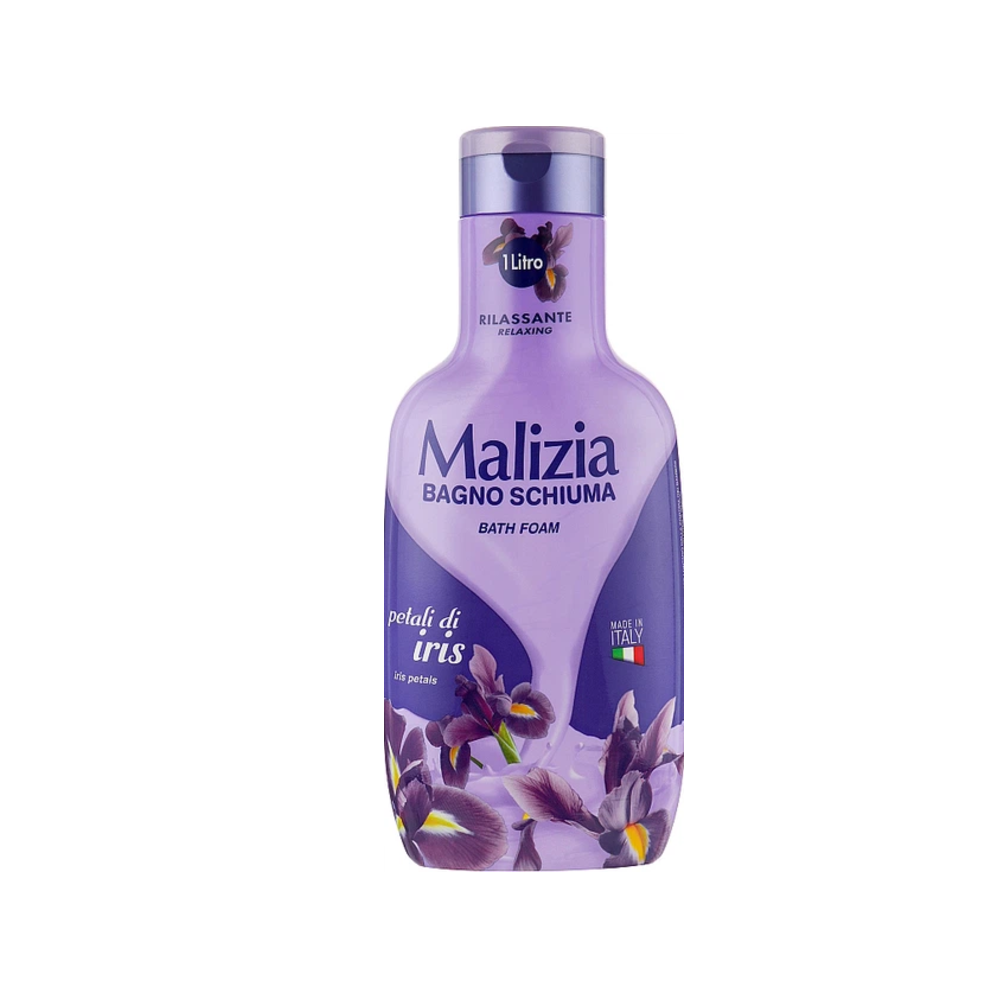 Гель-піна для душу та ванни Malizia Пелюстки ірису 1 л