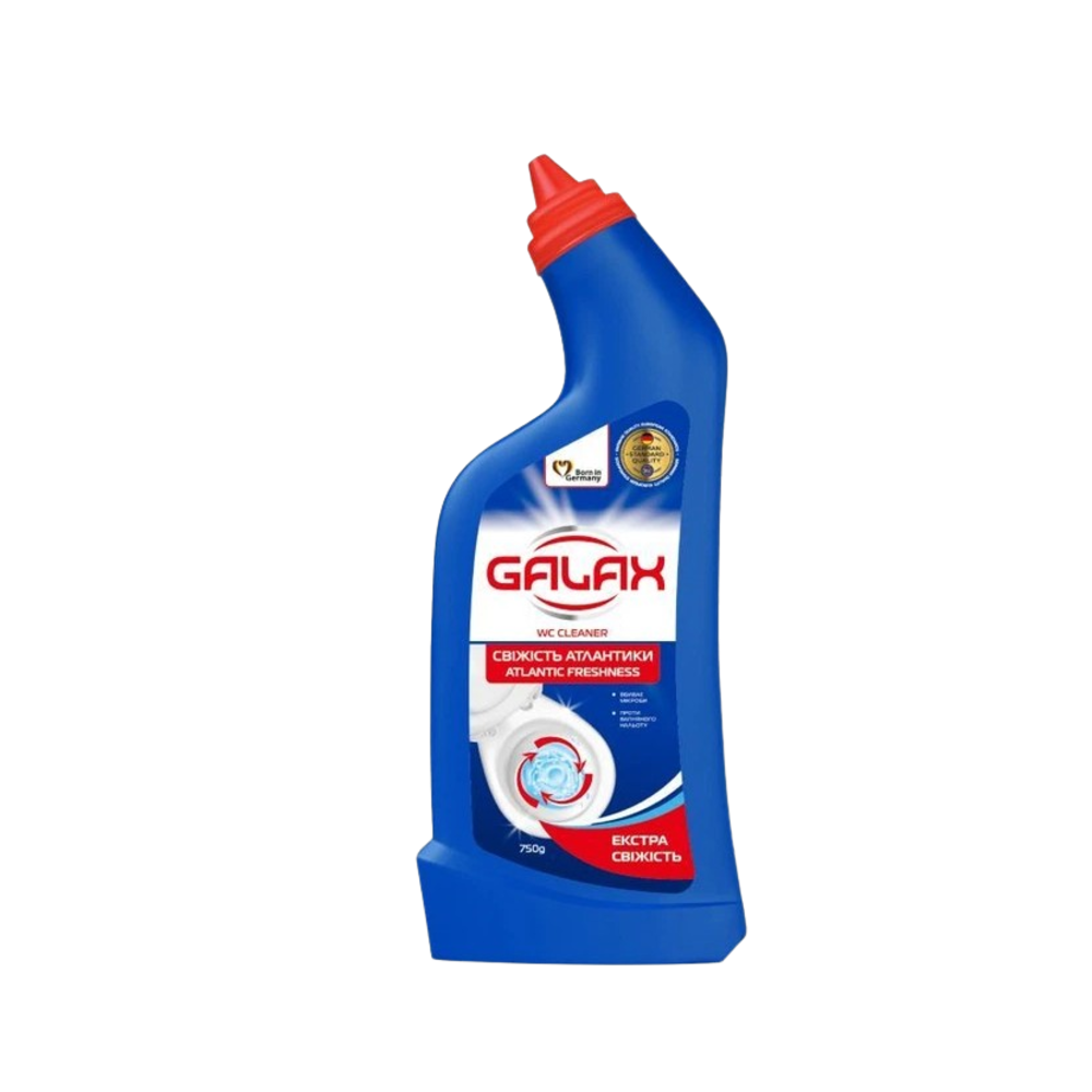 Засіб для чищення унітаза Galax das PowerClean Свіжість Атлантики 750 мл