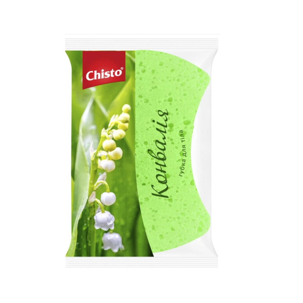 Губка банная Chisto Ландыш 1 шт