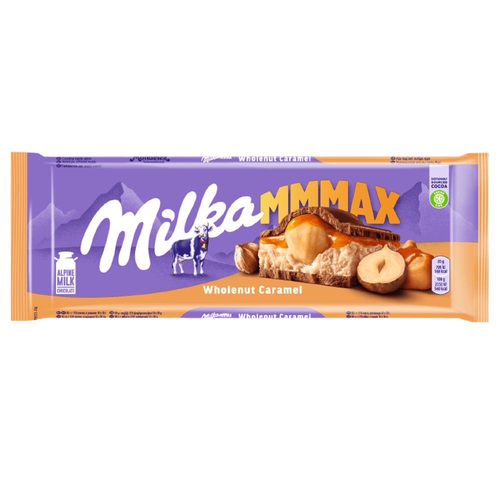 Шоколад Milka Toffee з цільними лісовими горіхами і карамеллю ✔️ Ціна в Одесі
