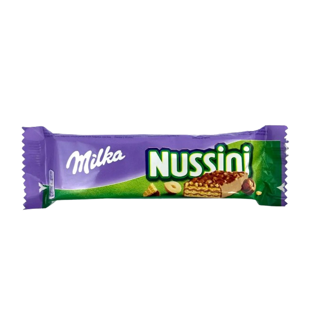 Вафли Milka Nussini с фундуком и какао 31 г