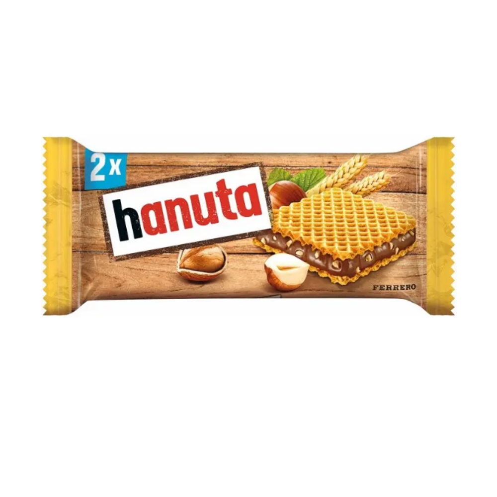 Вафлі Hanuta з шоколадно-горіховим кремом 44 г